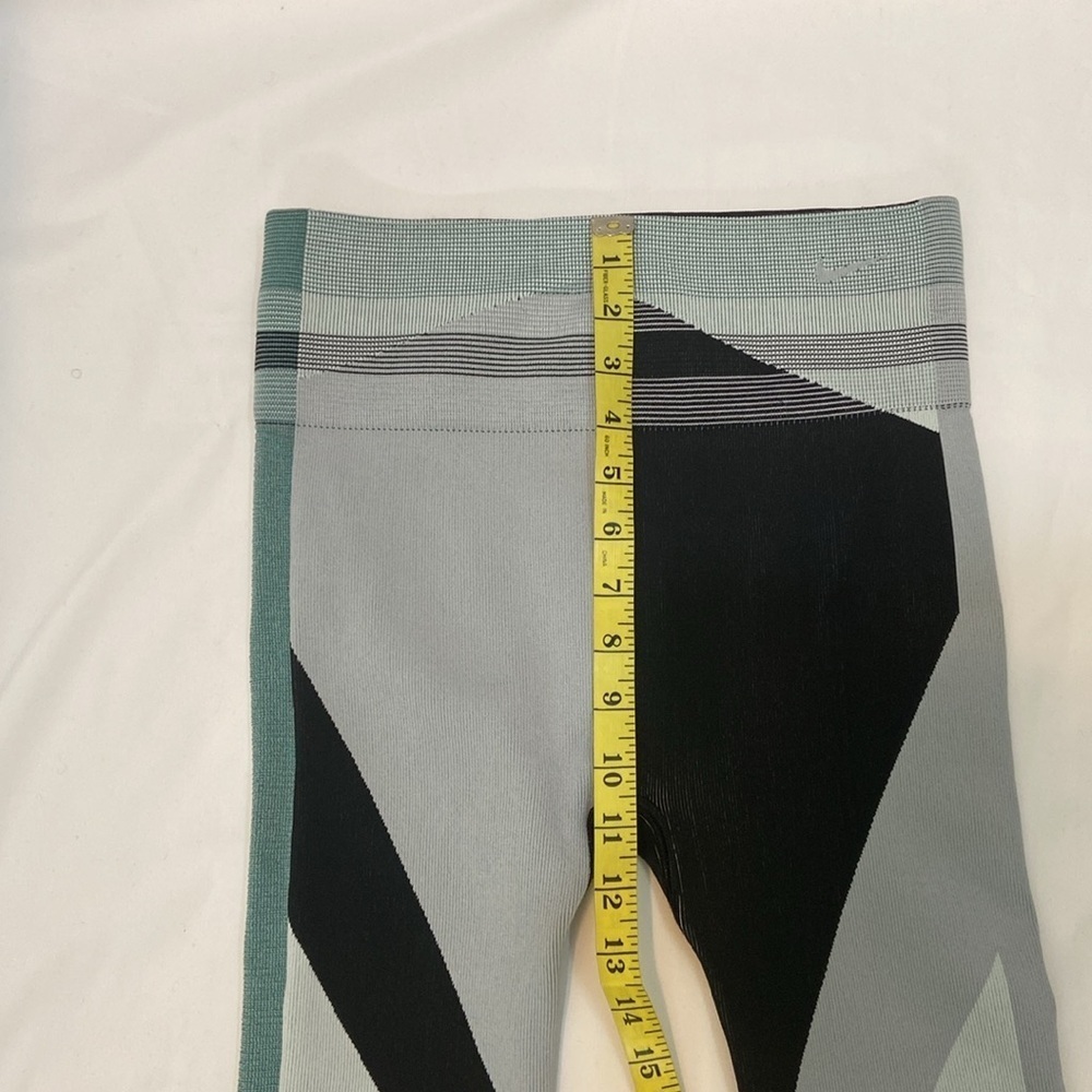 Nike Sculpt Lux Icon Clash Women’s Green Multi Colored Shorts Bra &Tights.Size-L - Picture 7 of 11